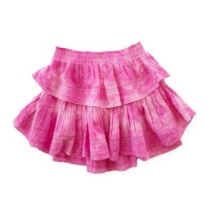 LoveShackFancy Pink Mini Skirt